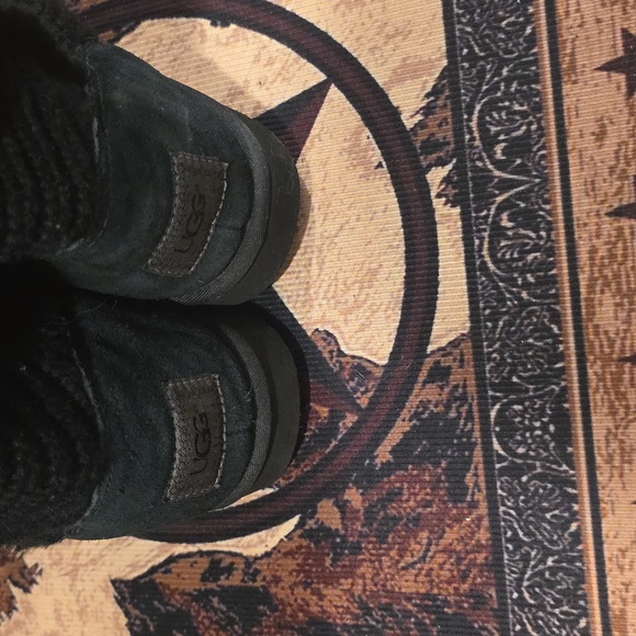 UGG Black Knit Footwear - Picture 3 of 10